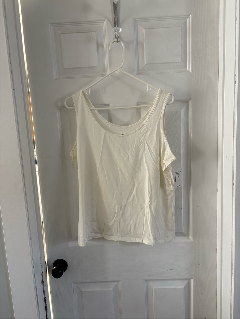 Ricki's Cream Scoop Neck Tank Top